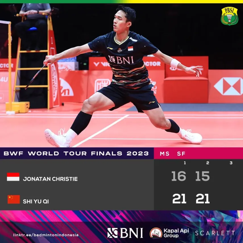 Nice Try! Indonesia Gagal Masuk Final BWF World  Tour 2023, Berikut Link Siaran Ulang