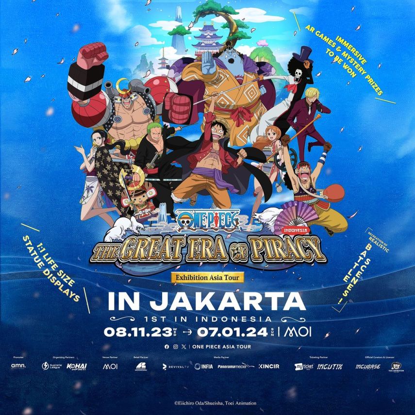 Sisa 30 Hari! Intip 3 Momen Keseruan One Piece Asia Tour Exhibition Jakarta Hibur Nakama Indonesia