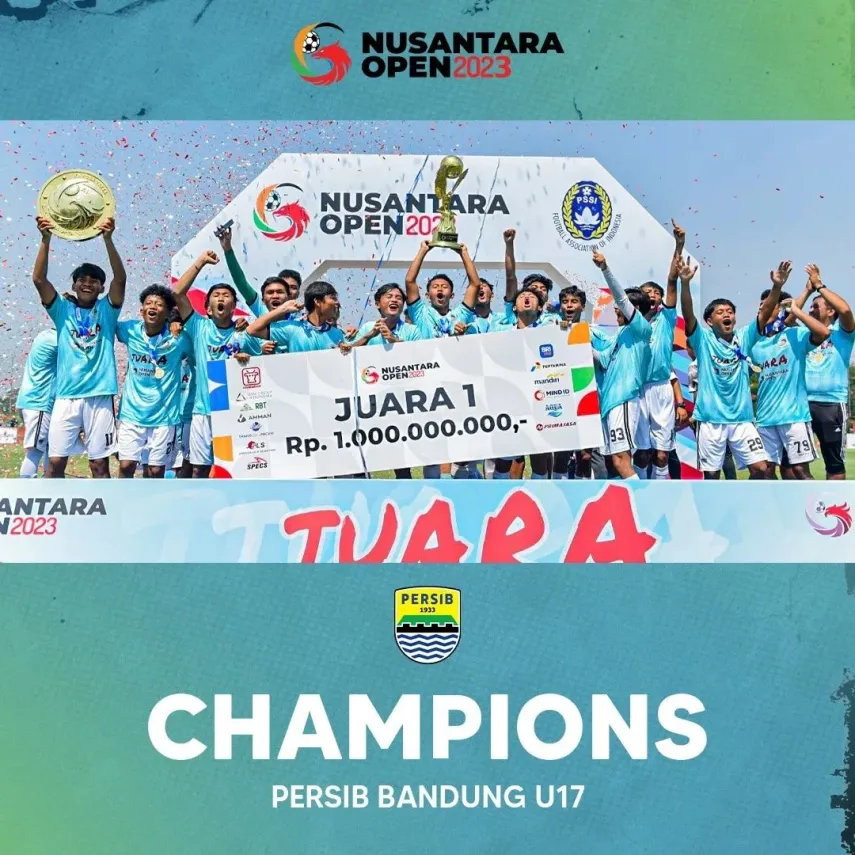 Persib Bandung Raih Juara Nusantara Open 2023, Berikut Link Siaran Ulang Pertandingan