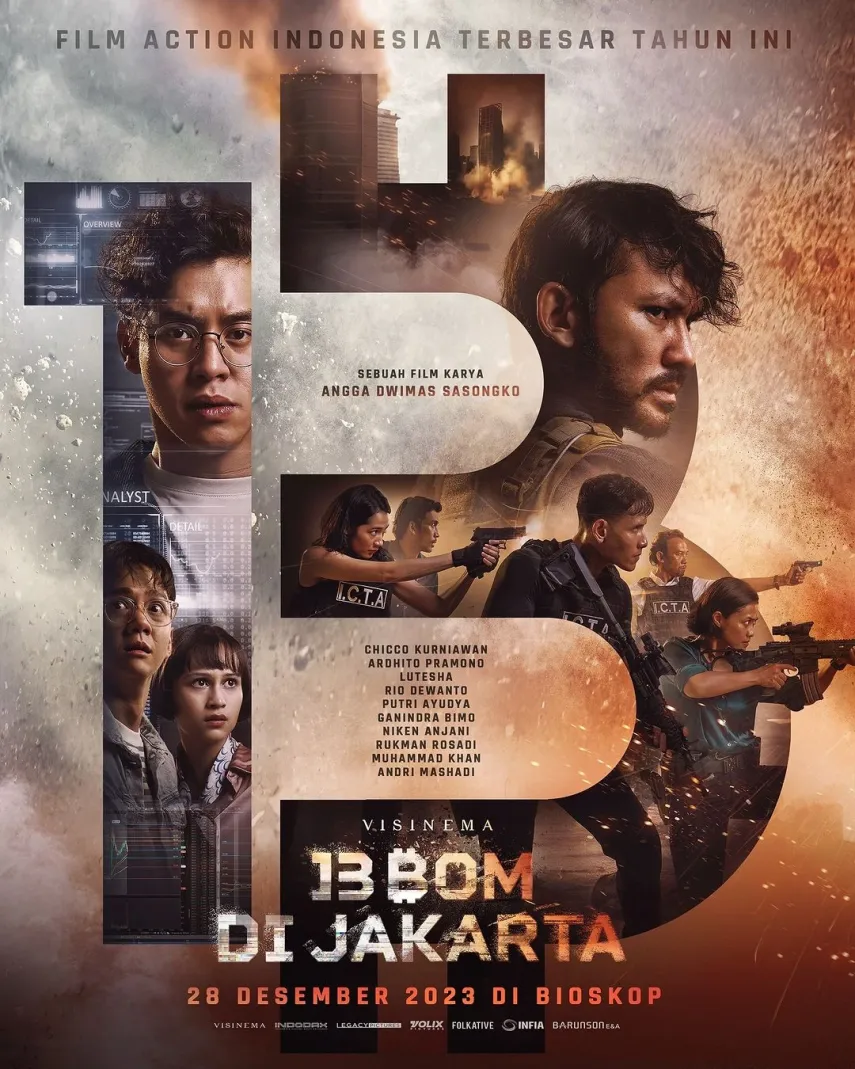 Tayang Hari Ini! Berikut Sinopsis, Daftar Pemain dan Link Nonton Film 13 Bom di Jakarta