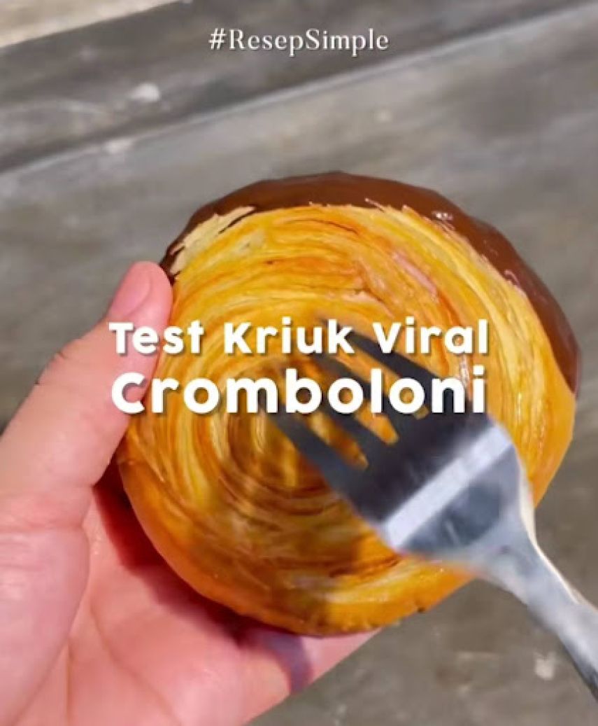 Resep dan Cara Buat Crombloni: Pastry Viral yang Wajib Kamu Cobain