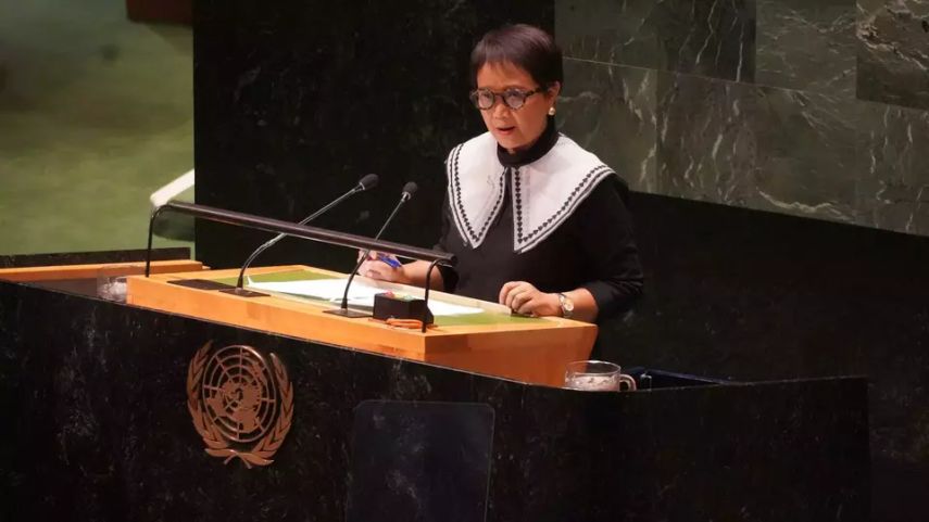 Menlu Retno Marsudi Walk Out Saat Dubes Israel Bicara di Sidang PBB