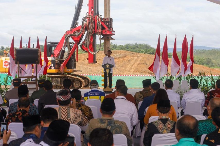Jokowi Broundbreaking Pembangunan Masjid Negara di IKN dengan Kapasitas 61 Ribu Jemaah