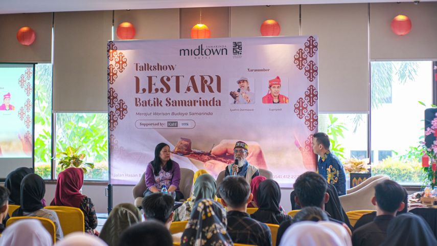 Lestarikan Budaya Lokal, Midtown Hotel Samarinda Wadahi Puluhan Pelajar Membatik secara Gratis