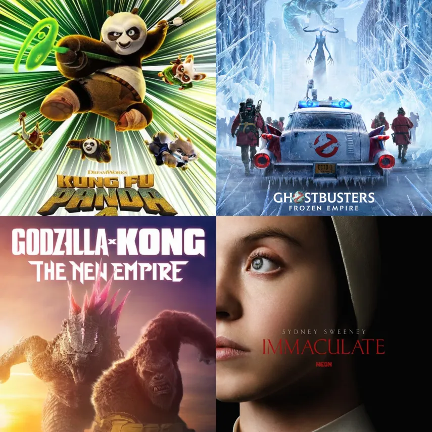 Daftar 12 Film Bioskop Tayang Maret 2024: Ada Kung Fu Panda 4 hingga Godzilla x Kong 2: The New Empire