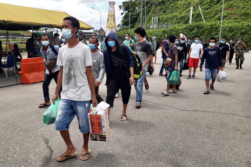 130 WNI Terjaring Razia Imigrasi di Permukiman Ilegal Malaysia