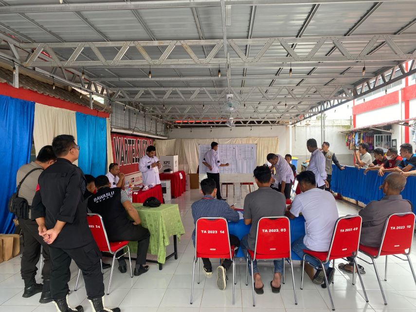 591 WBP Rutan Tanjung Redeb Antusias Ikuti Pemilu 2024, Bukti Hak Pilih Dihargai
