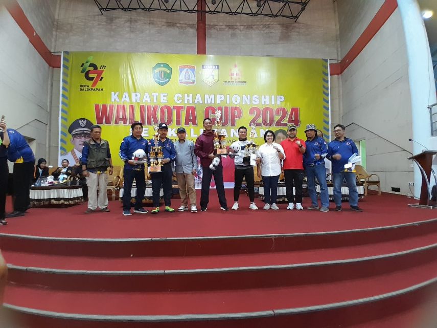 Sabet 24 Emas, Inkado Juara Umum Karate Championship Wali Kota Cup 2024