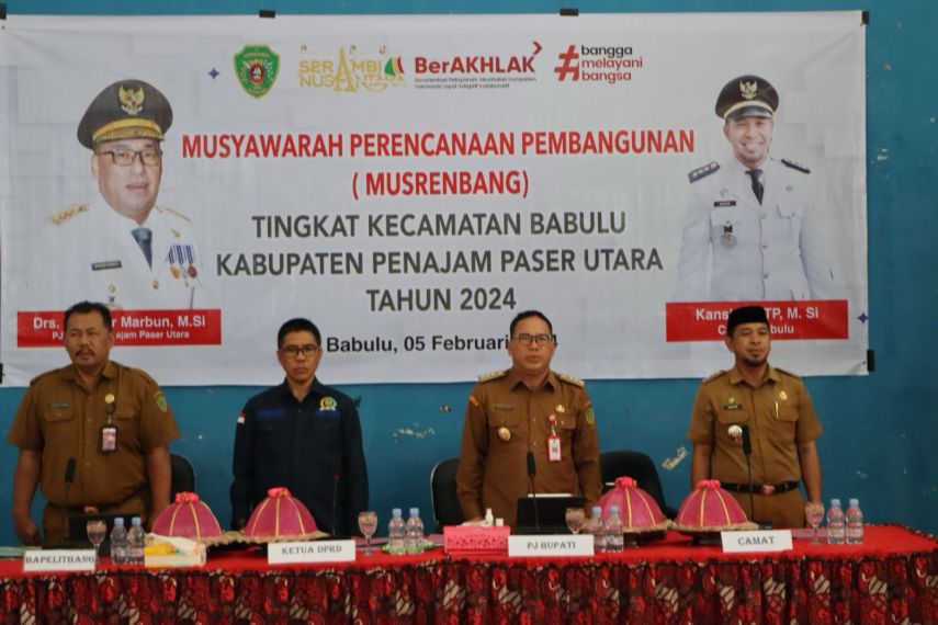 Musrenbang Babulu 2024, Makmur Marbun Fokus Tingkatkan Potensi PPU dan Perbaikan Pelayanan Publik