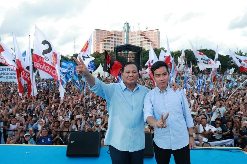 Survei DSI: Elektabilitas Prabowo-Gibran Terus Naik