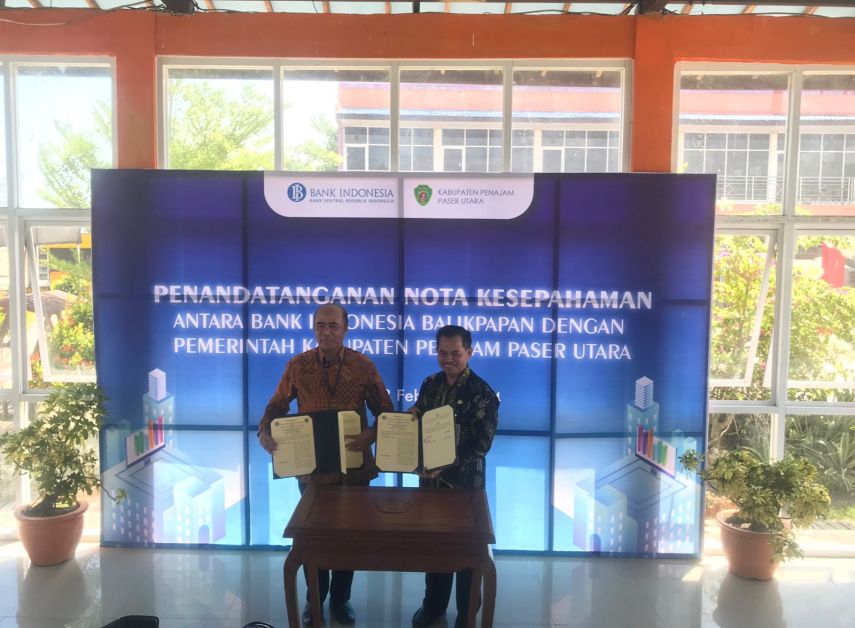 Bank Indonesia dan Pemda PPU Teken Nota Kesepahaman Terkait Pengendalian Inflasi hingga Pengembangan UMKM
