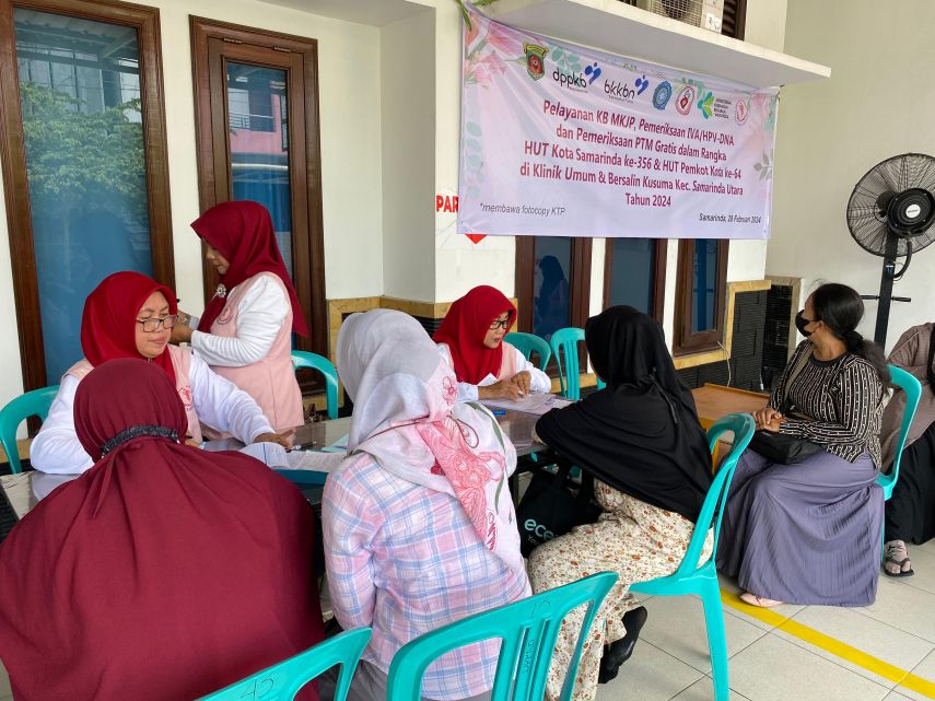DPPKB-BKKBN Berkolaborasi Beri Pelayanan KB MKJP Gratis  di Klinik Kusuma Samarinda