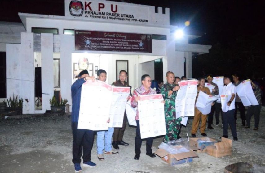 KPU se-Kalimantan Timur Telah Musnahkan 30.864 Surat Suara Lebih dan Rusak