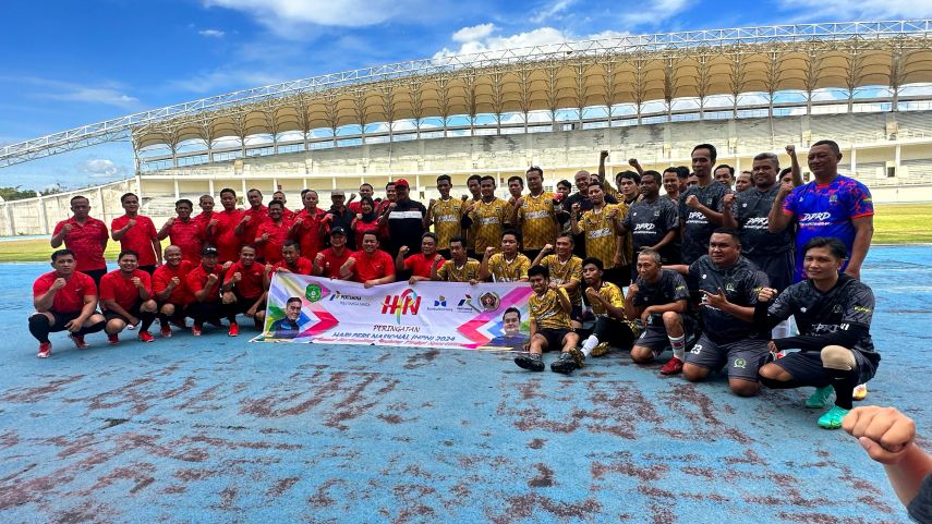 Peringati HPN 2024, PWI Kukar Gelar Trofeo Sepak Bola bersama Pemkab dan DPRD 