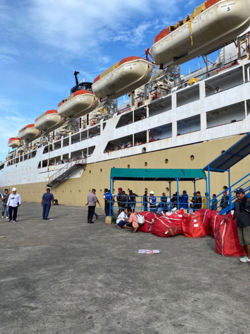 1.400 Tiket Mudik Gratis Kapal Pelni dari Balikpapan Ludes