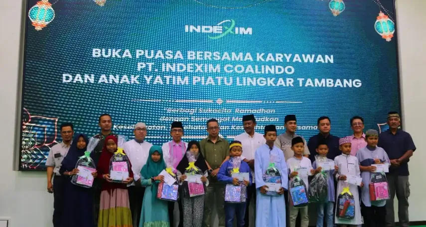 Berbagi Sukacita Ramadhan, PT Indexim Coalindo Beri Santunan Anak Yatim 
