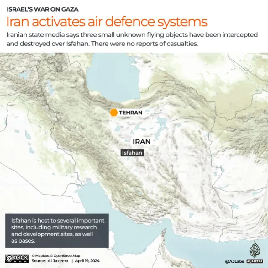 Israel Balas Luncurkan Rudal di Isfahan, Penerbangan Menuju Iran Ditutup Sementara