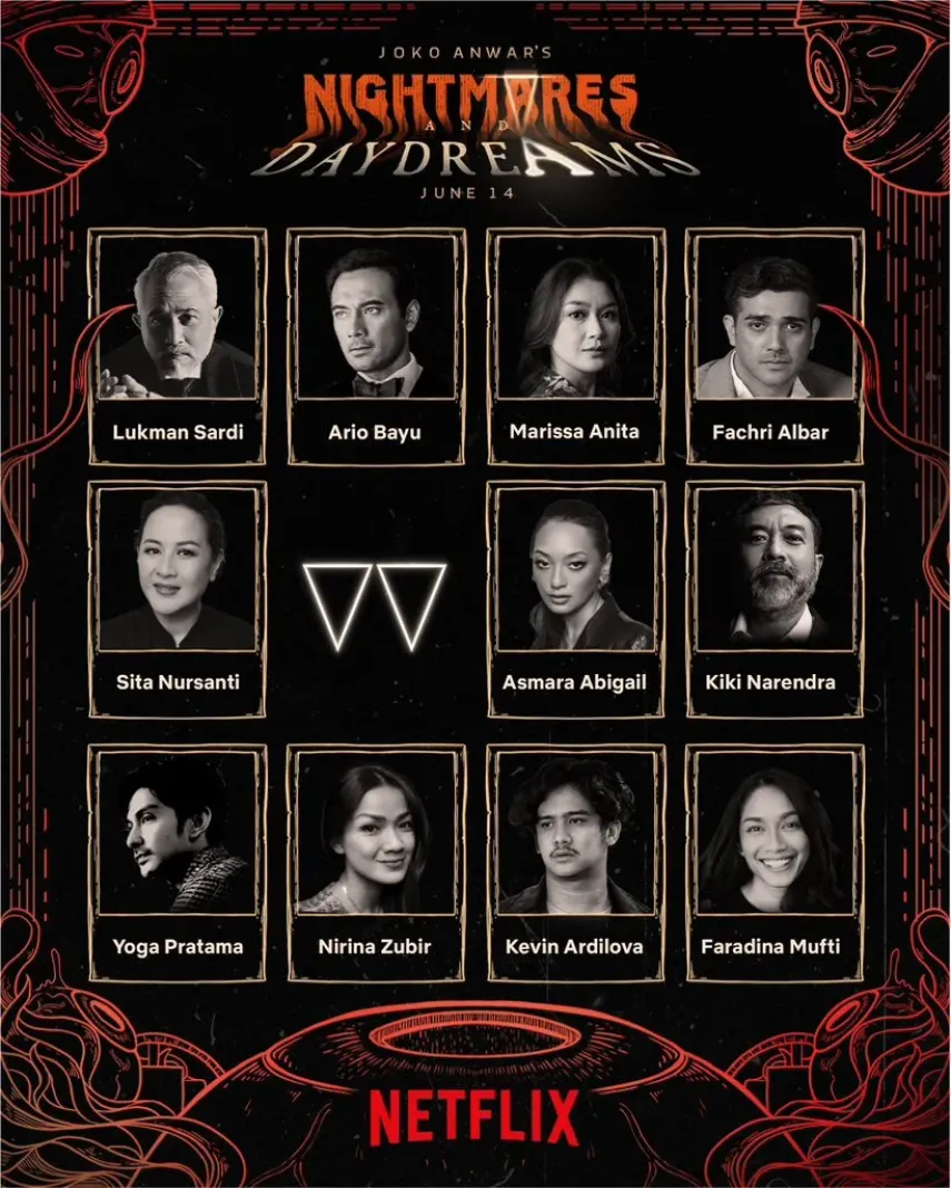 Ada 65 Aktor Indonesia di Serial Netflix Terbaru Joko Anwar ‘Nightmares & Daydreams’ Juni 2024, Cek Jadwalnya