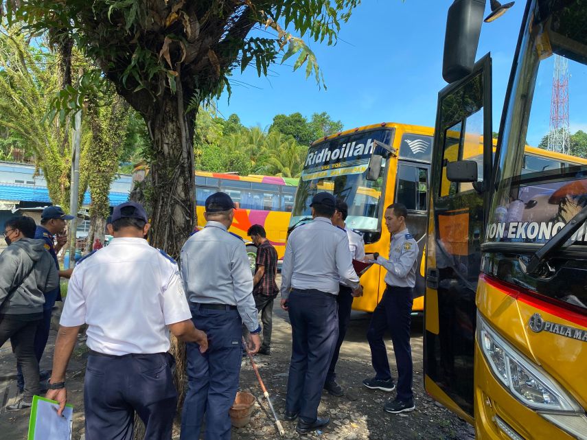 Temuan Dishub Kaltim Saat Ramp Check di Terminal Sungai Kunjang: Satu Bus Terkendala Administrasi