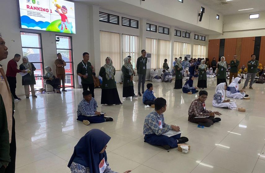 Lomba Rangking 1 Disdikbud Kukar Disambut Antusias Ratusan Pelajar SMP