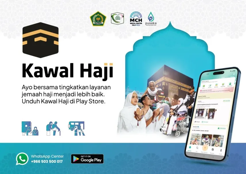 Mengenal Aplikasi Kawal Haji, Bantu Ibadah Jamaah Jadi Lebih Mudah