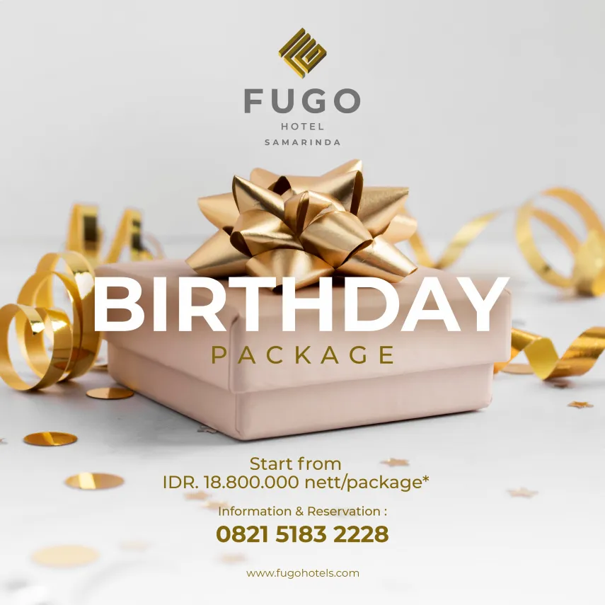 Rayakan Hari Spesial Anda bersama Paket Birthday dari FUGO Hotel Samarinda!