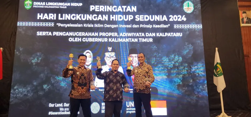 PT Berau Coal Raih 3 Penghargaan Peringkat Emas di Hari Lingkungan Hidup Sedunia 2024