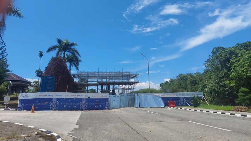 Pupuk Kaltim Bangun Gate Sampai Tutup Jalan Berbulan-bulan, Warga Guntung Mengeluh