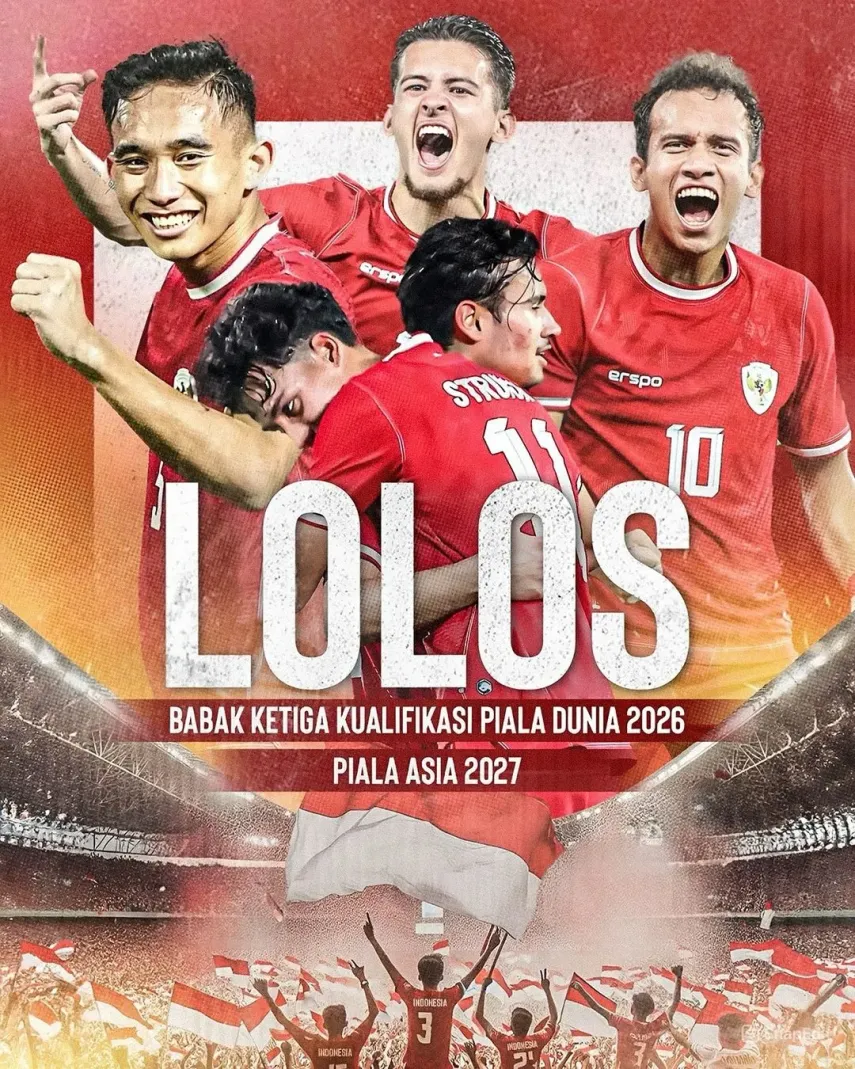 Keren! Kalahkan Filipina 2-0, Indonesia Lolos Kualifikasi Piala Dunia 2026