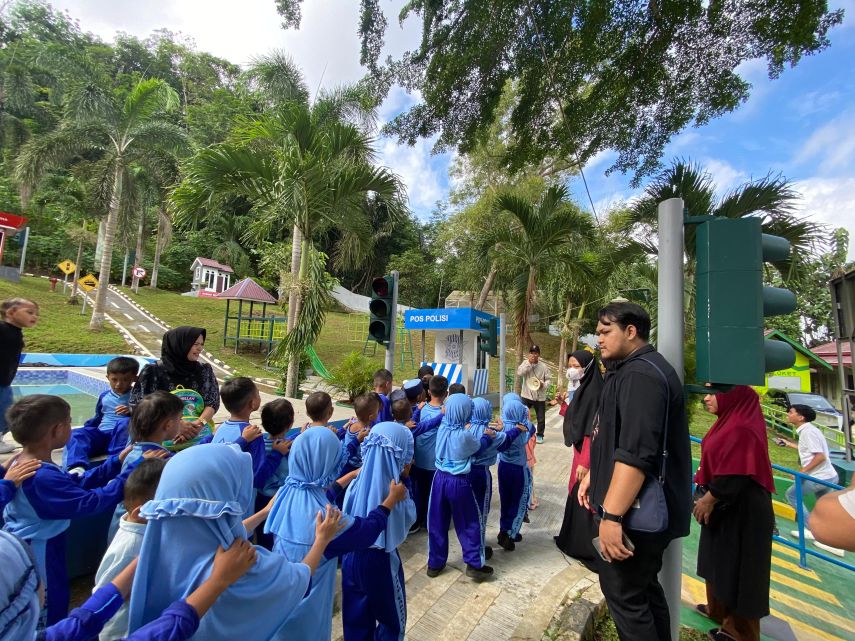 PAUD Cakrawala Langit Study Tour ke Taman Lalu Lintas, Wisata Edukatif bagi Anak Usia Dini