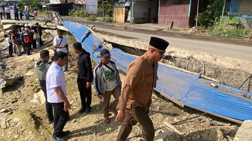 Hampir Setahun Tak Tersentuh, Bupati Kukar Harap BPJN Kaltim Segera Tangani Jalan Amblas di Desa Jembayan