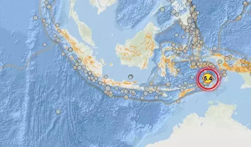 Gempa Magnitudo 5,4 Guncang Kepulauan Tanimbar