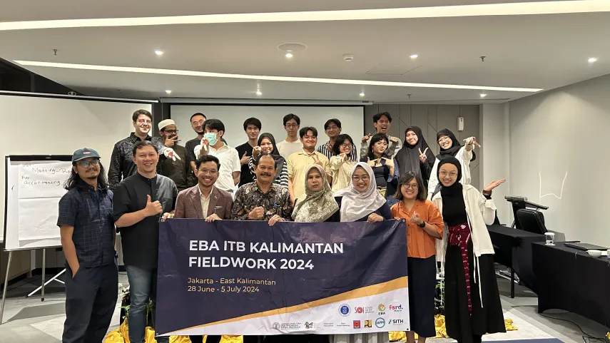 Bentuk Perspektif Kota Berkelanjutan di Kaltim, 12 Mahasiswa dari Berbagai Universitas di Asia Pasifik Ikuti Program EBA-ITB Fieldwork 2024