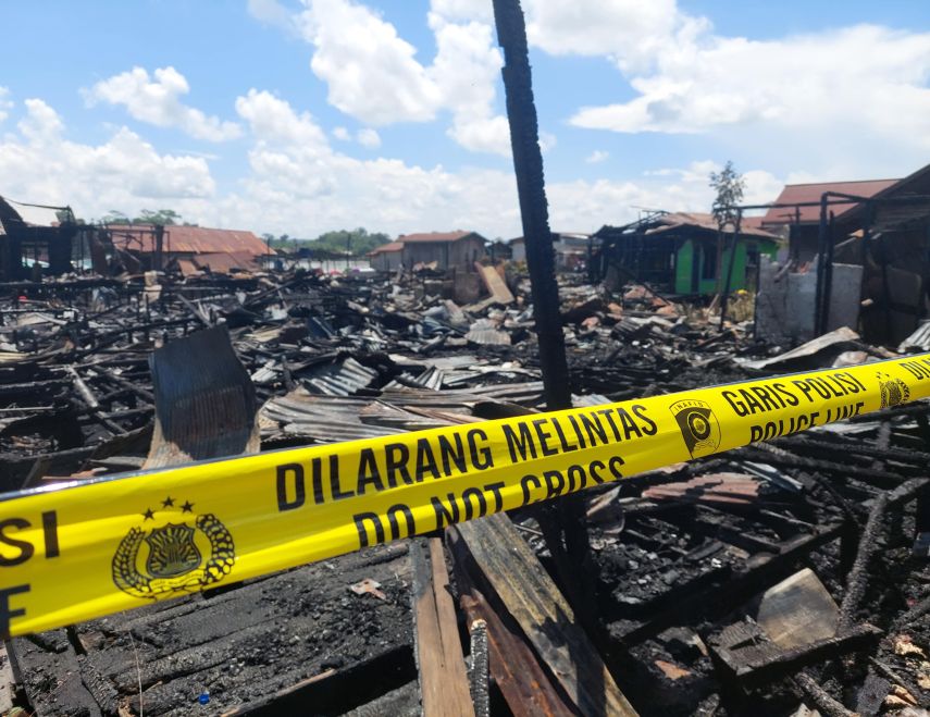 Pasca Kebakaran di Sungai Kuyang Teluk Bayur, 94 Jiwa Tercatat Kehilangan Tempat Tinggal