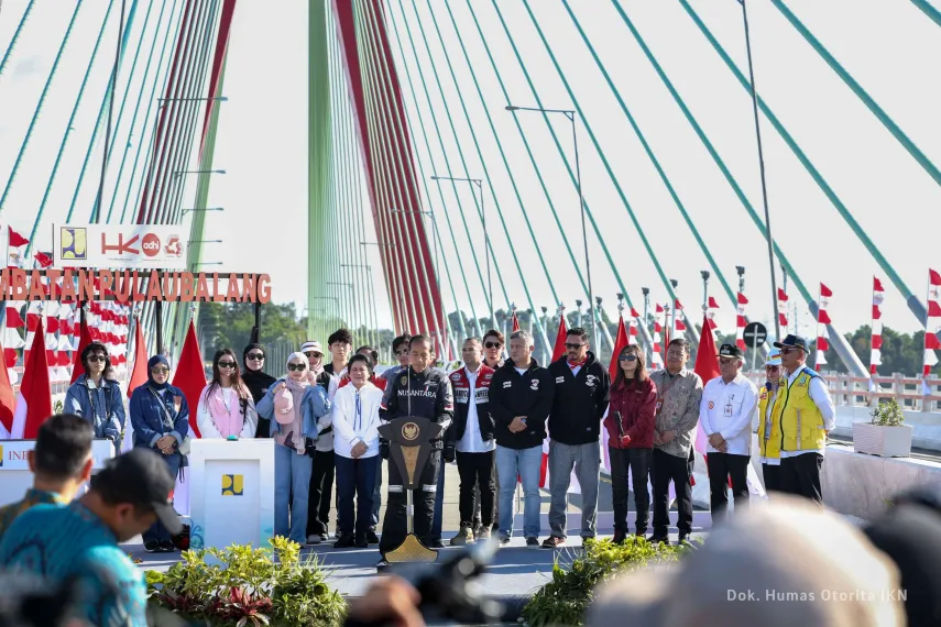 Jokowi Resmikan Jembatan Pulang Balang di IKN, Masyarakat Bisa Gunakan Desember 2024