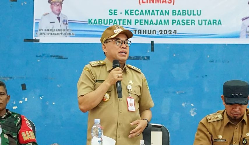 Makmur Marbun Buka Rapat Koordinasi Perlindungan Masyarakat se-Kecamatan Babulu