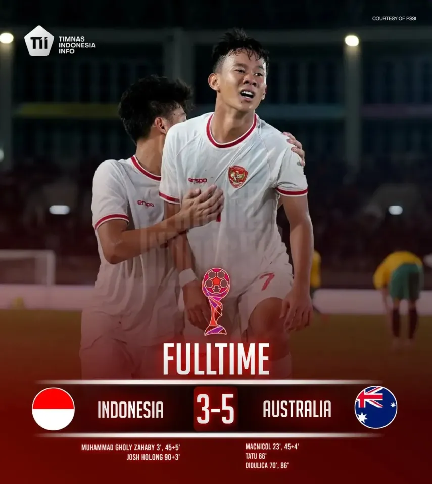 Timnas Indonesia U16 Ditaklukan 3-5, Erick Thohir: Balas Australia di Kualifikasi AFC U17