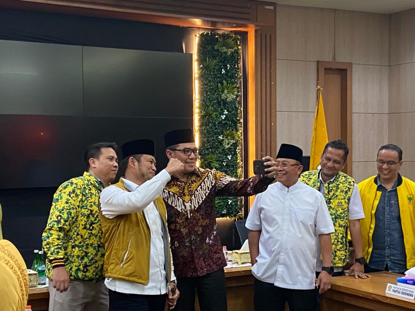 Pertemuan Andi Harun dan Rudy Mas'ud di DPD Golkar Kaltim, Sinyal Kotak Kosong?