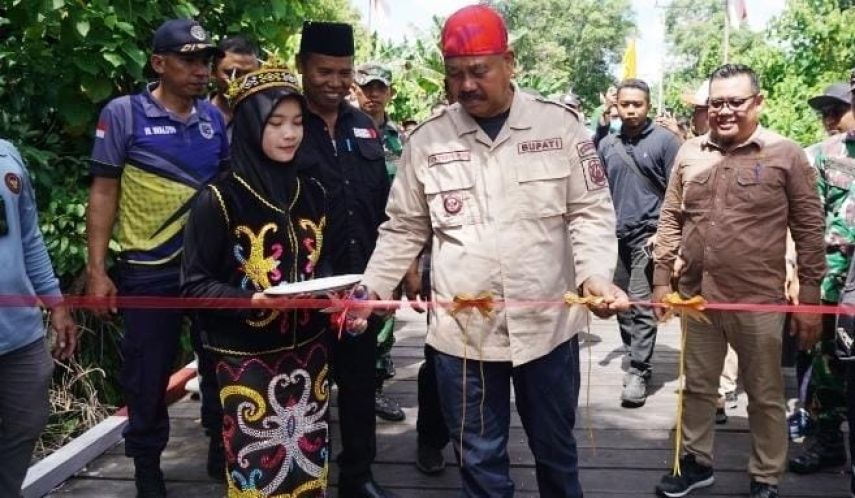 Masyarakat Rebaq Rinding Kini Nikmati Jembatan Baru Sepanjang 252 Meter