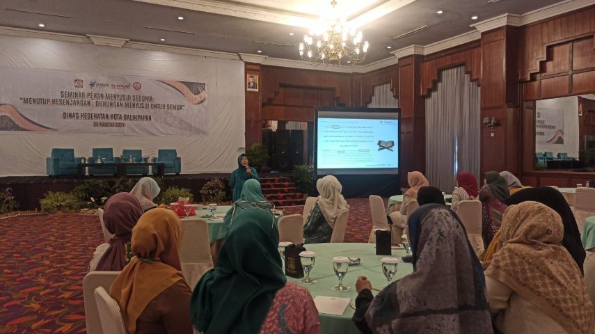 Peringati Pekan ASI Sedunia 2024, DKK Balikpapan Gelar Seminar tentang Pentingnya ASI untuk Kesehatan Ibu dan Anak