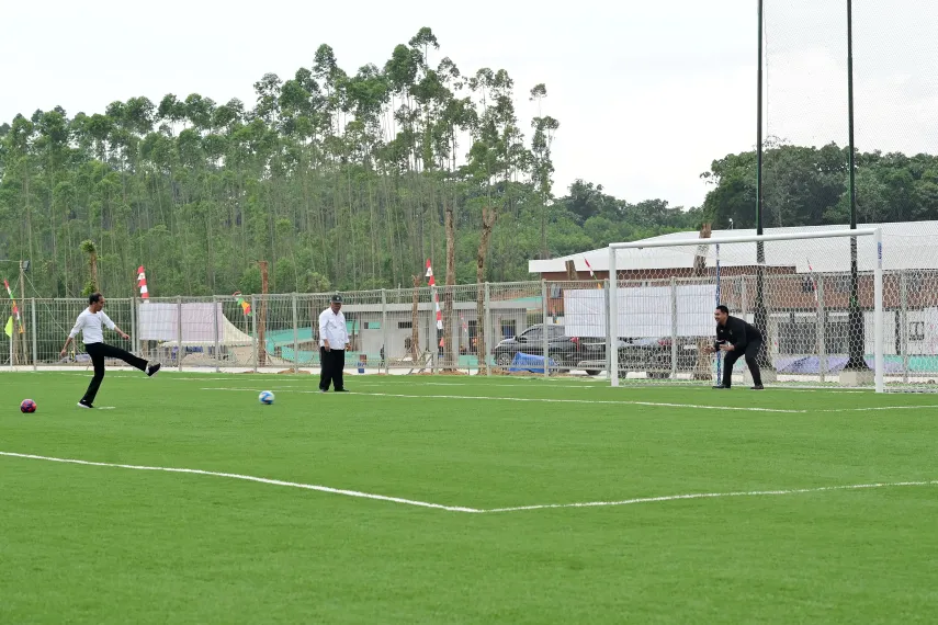 Fasilitas Pusat Latihan Sepak Bola di IKN Mulai Dimanfaatkan September