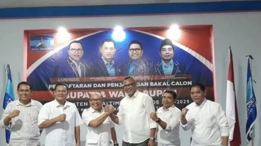 Lawan Petahana, Demokrat dan Gerindra Berkoalisi di Pilkada Kutim 2024