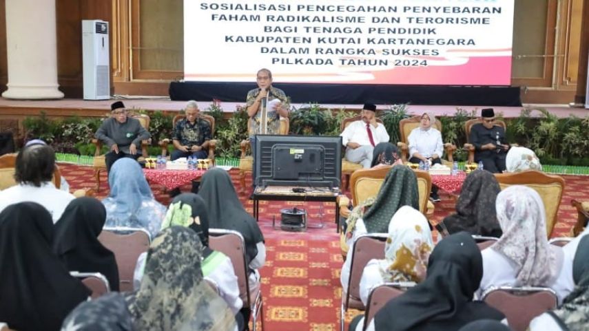 Ratusan Guru di Kukar Ikuti Sosialisasi Pencegahan Radikalisme dan Terorisme