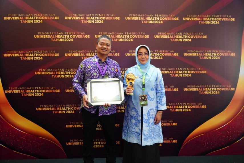 Cakupan Masyarakat yang Terlindungi Jaminan Kesehatan di Berau Meningkat, Pemkab Raih Penghargaan UHC Award