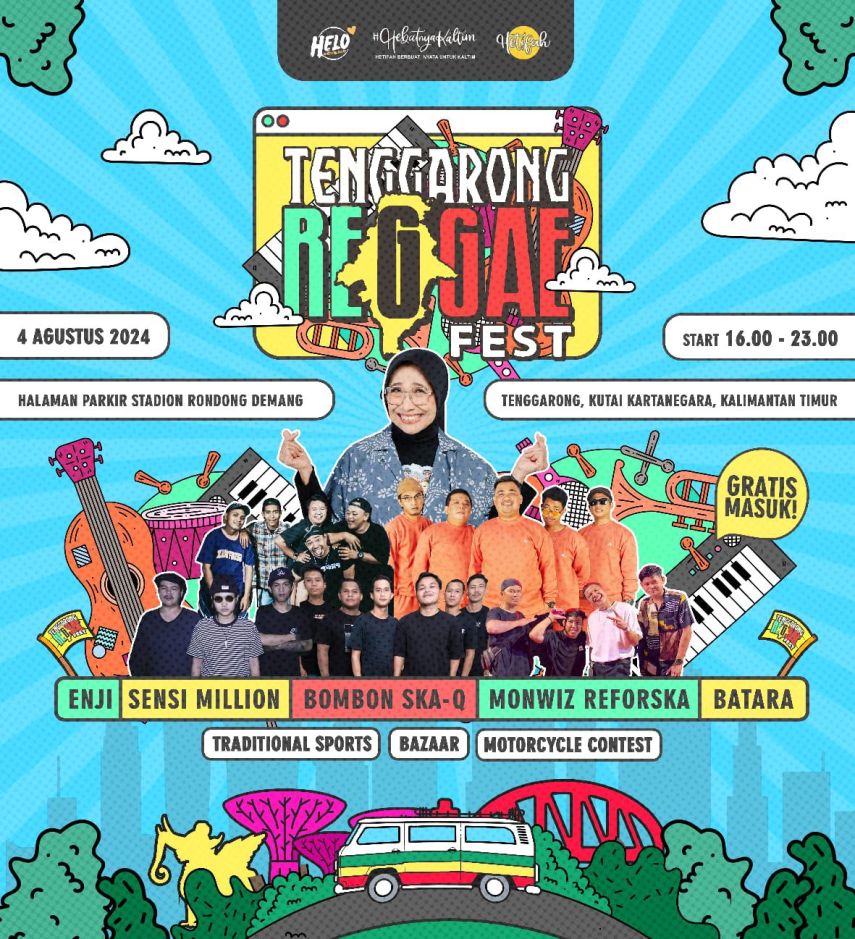 Dukung Pelaku Musik Kaltim, Hetifah Gelar Tenggarong Reggae Fest 2024 