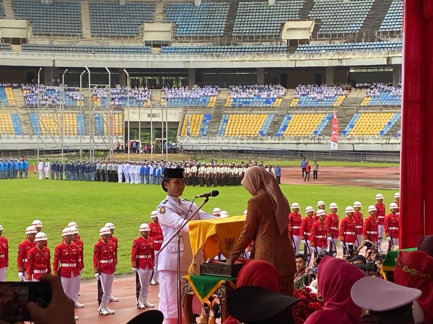 Sekda Kaltim Pimpin Upacara HUT RI ke-79 di Stadion Palaran Samarinda