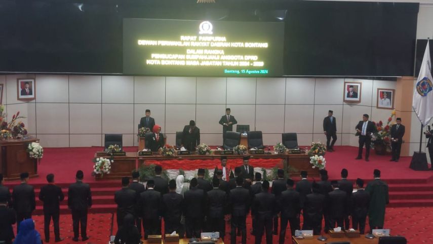 Sebanyak 25 Anggota DPRD Bontang 2024-2029 Resmi Dilantik