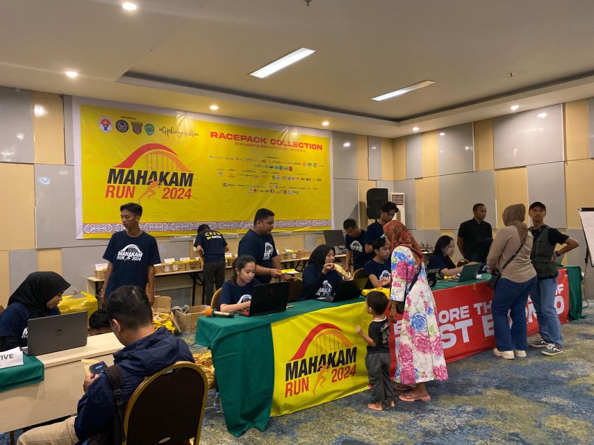 Pengambilan Racepack Hari Kedua, 2.700 Peserta Siap Ikuti Perhelatan Mahakam Run 2024