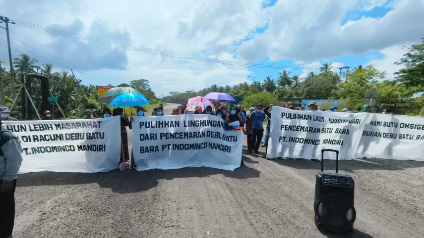 Warga Santan Tuntut Pertanggungjawaban PT IMM akibat Dampak Buruk Aktivitas Tambang Batu Bara