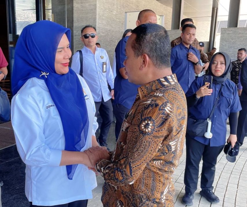 Dayang Donna Faroek Bertemu Bahlil Lahadalia, Dapat Dukungan untuk Pilkada PPU 2024